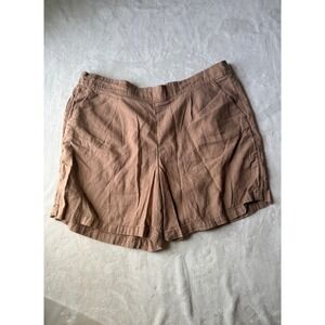 Croft & Barrow Linen Blend Women's Shorts Size XL